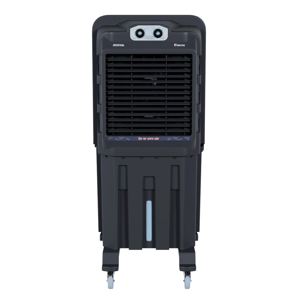 EECOCOOL Chiller 100 Liter Desert Air Cooler, Large Honeycomb Cooling Pad with Auto Swing Technology