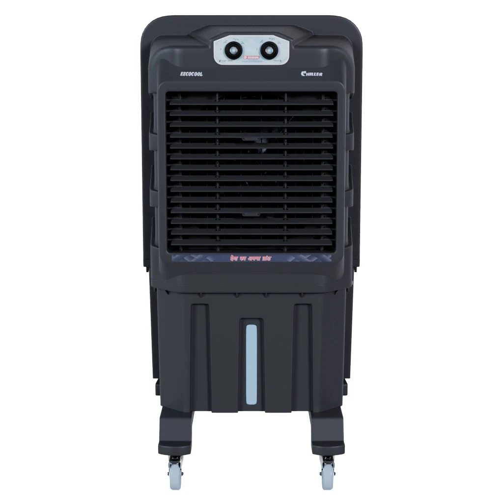 EECOCOOL Chiller 85 Liter Desert Air Cooler, Large Honeycomb Cooling Pad with Auto Swing Technology